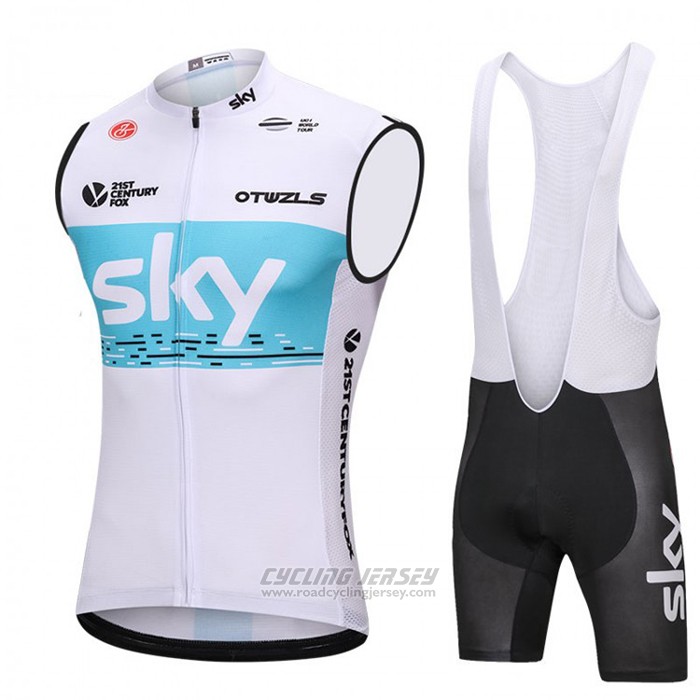 2018 Wind Vest Sky White and Bluee